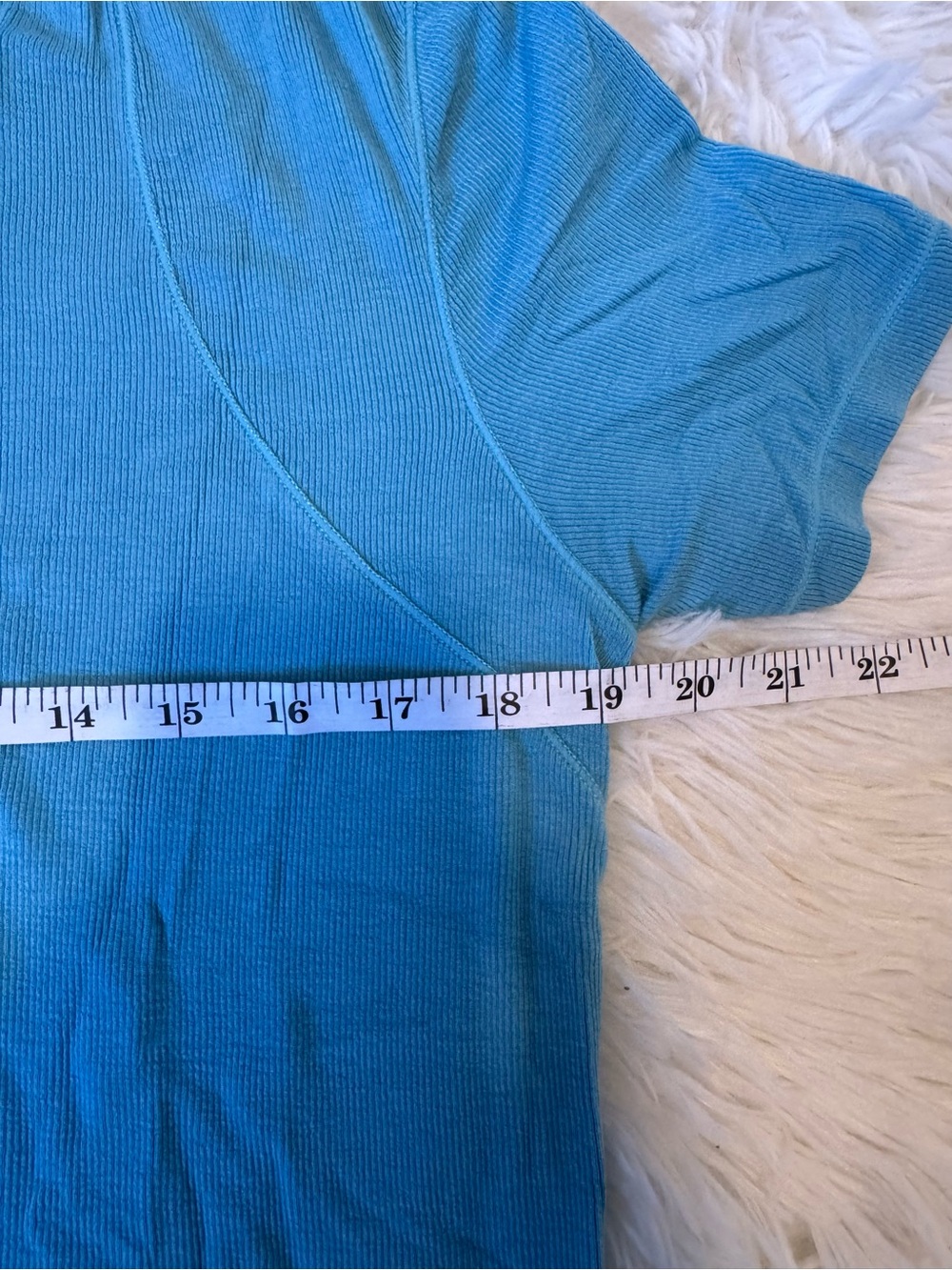 Glowmode Modal Soft Ribbed Round Neck Tee - Picture 8 of 8